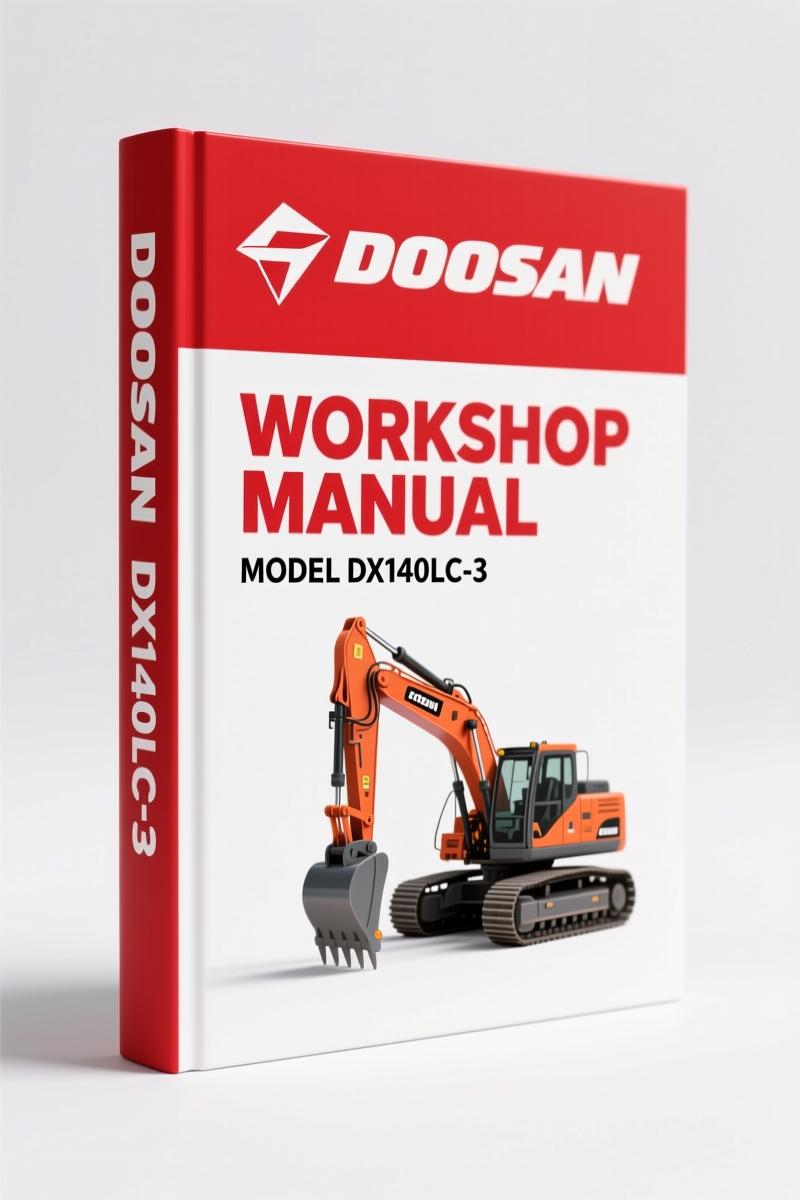 Doosan DX140LC-3 2012 Workshop Manual – 900 Pages Factory Specs