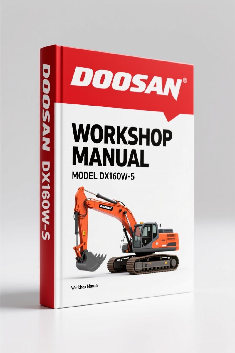 Doosan DX140W-5, DX160W-5 2014 Workshop Manual – 1610 Pages OEM Service Data