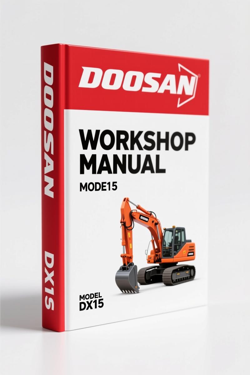 Doosan DX15, DX18 2008 Workshop Manual – 513 Pages OEM Specs