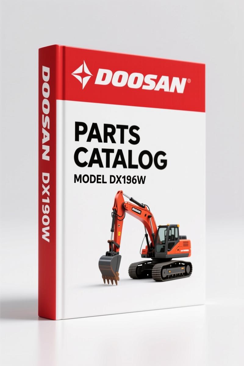 Doosan DX190W Parts Catalog – 870-Page OEM Parts Identification