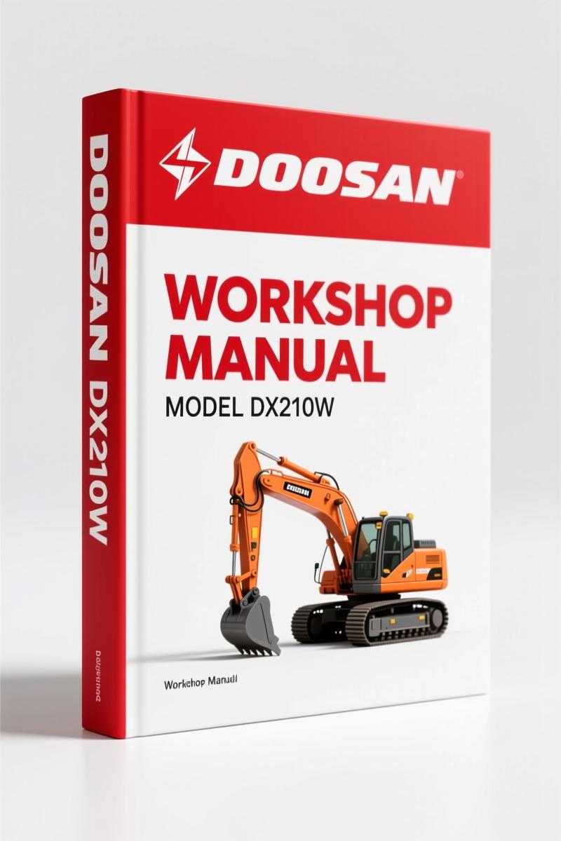 Doosan DX210W 2007 Workshop Manual – 1186 Pages OEM Specs