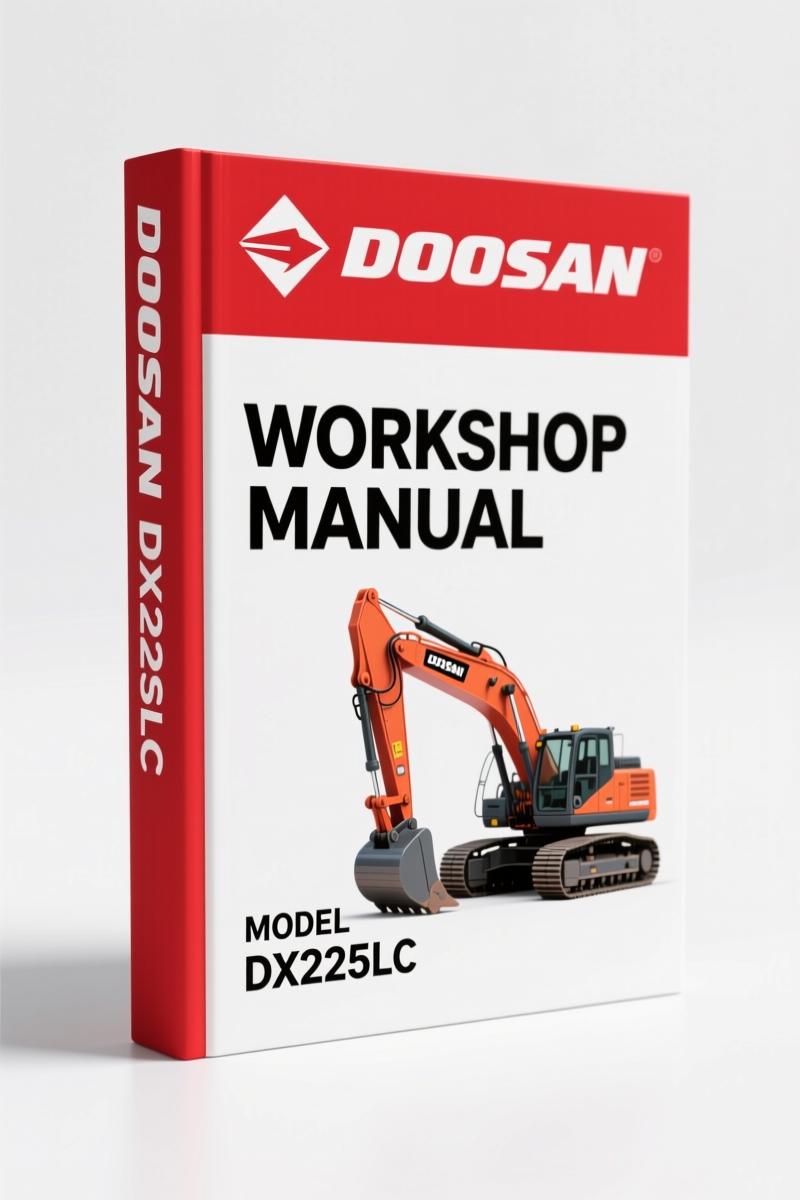 Doosan DX225LC 2006 Workshop Manual - 856 Pages OEM Service Data