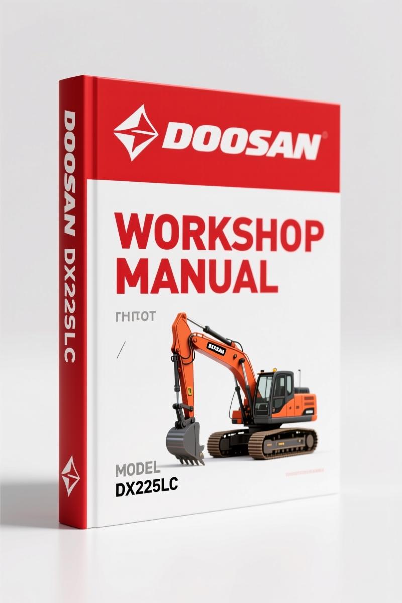 Doosan DX225LC 2008 Workshop Manual, 816 Pages OEM Data