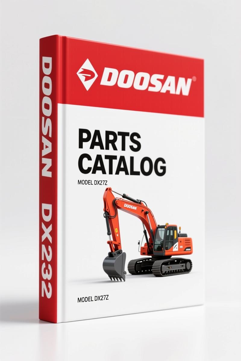 Doosan DX27Z Parts Catalog – 316-Page OEM Parts List