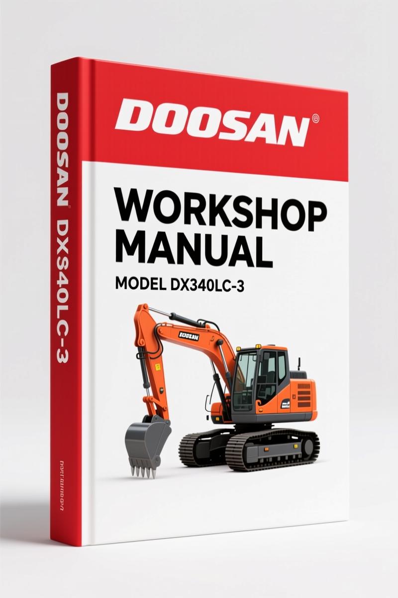 Doosan DX340LC-3, DX350LC-3 2012 Workshop Manual - OEM Specs