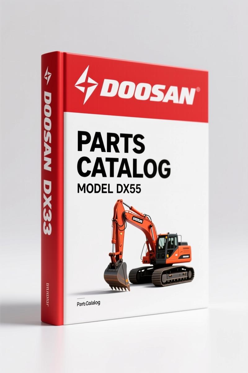 Doosan DX55 Parts Catalog - 406-Page OEM Parts List