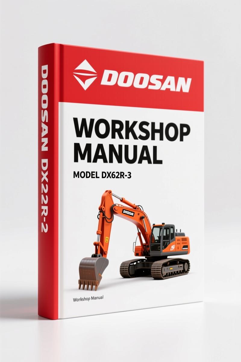 Doosan DX62R-3, DX63-3 2013 Workshop Manual – 1182-Page OEM Service Specs