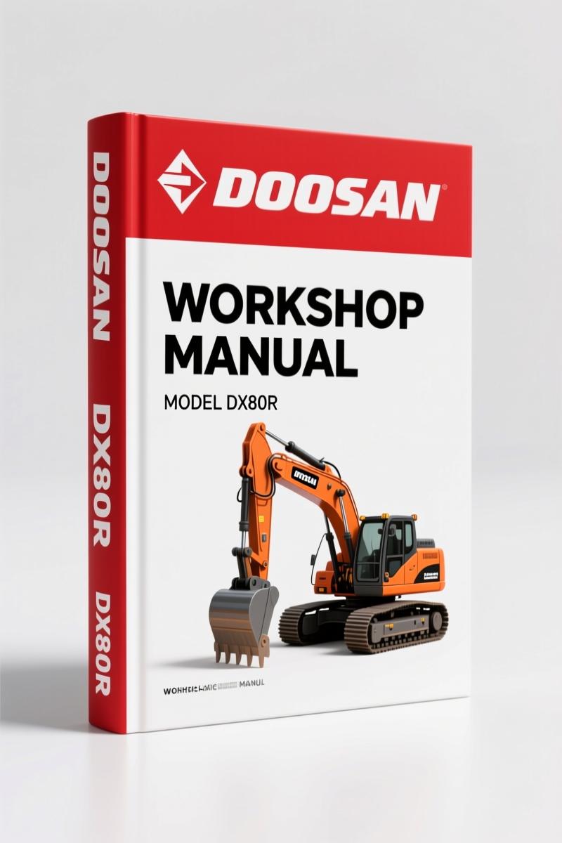 Doosan DX80R 2008 Workshop Manual – 864-Page OEM Specs