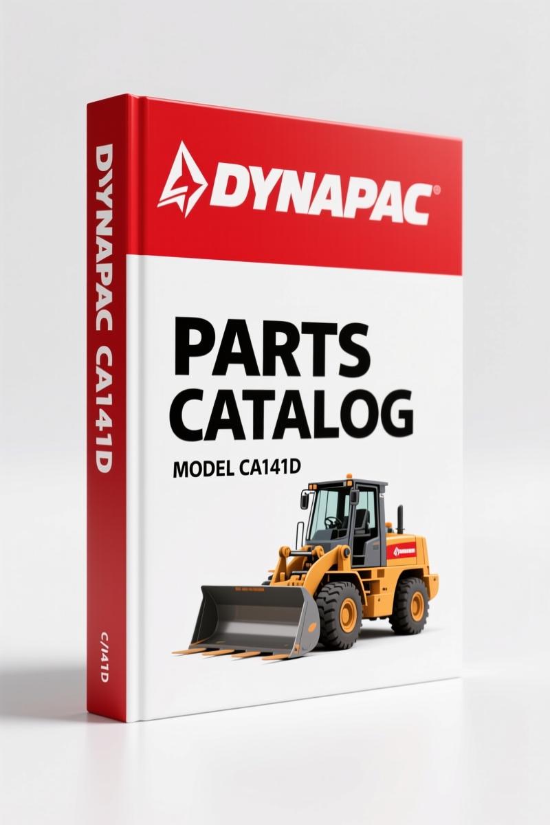 Dynapac CA141D CA141PD Parts Catalog 168 Pages OEM Spare Parts