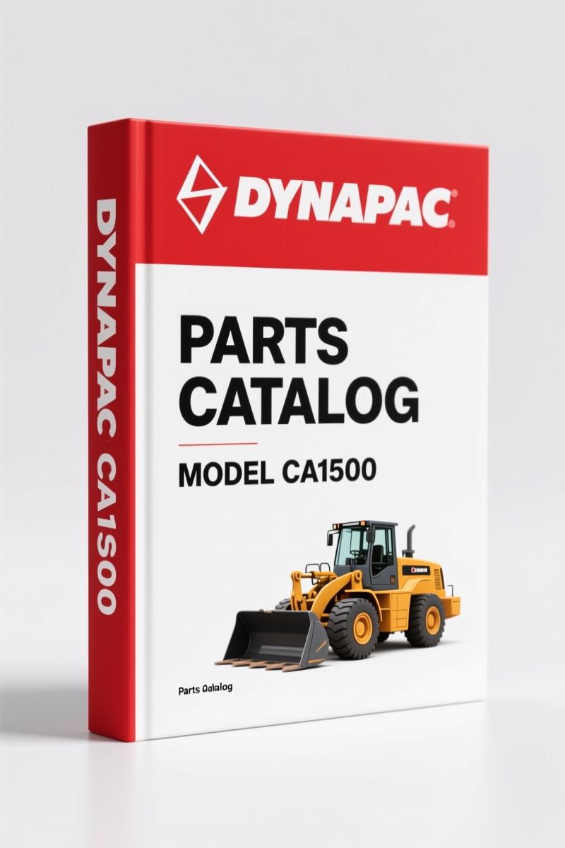 Dynapac CA1500 2017 Parts Catalog – 558 Pages, OEM Index