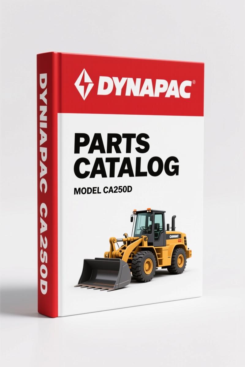 Dynapac CA250D 2011 Parts Catalog – 230 Pages OEM Spare Parts Data