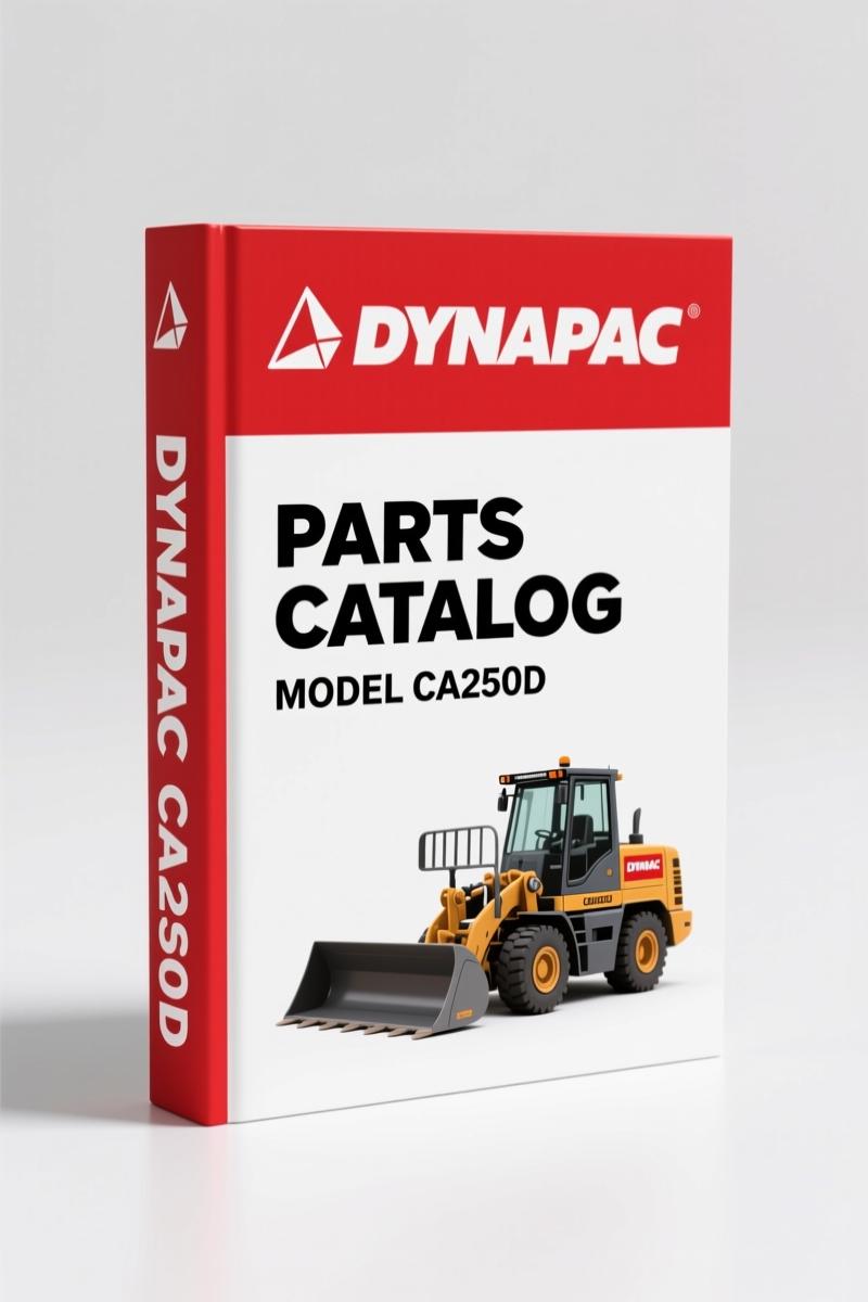 Dynapac CA250D Parts Catalog – 222 Pages OEM Spare Parts