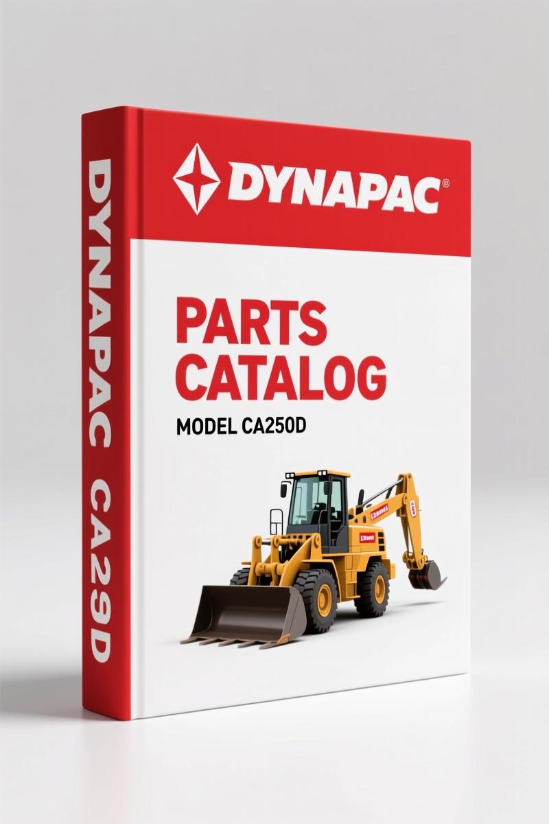 Dynapac CA250D Parts Catalog – 222 Pages of OEM Exploded Views & Part Numbers