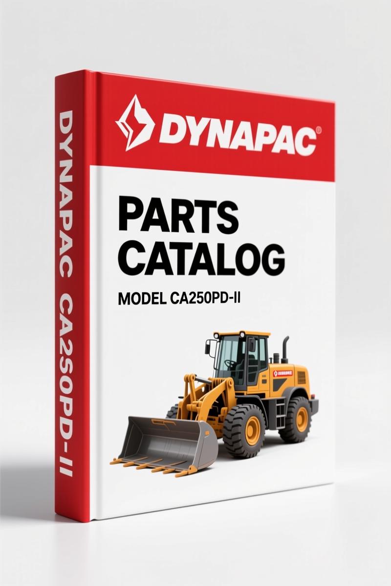 Dynapac CA250PD-II 2010 Parts Catalog – 185 Pages OEM Spare Parts