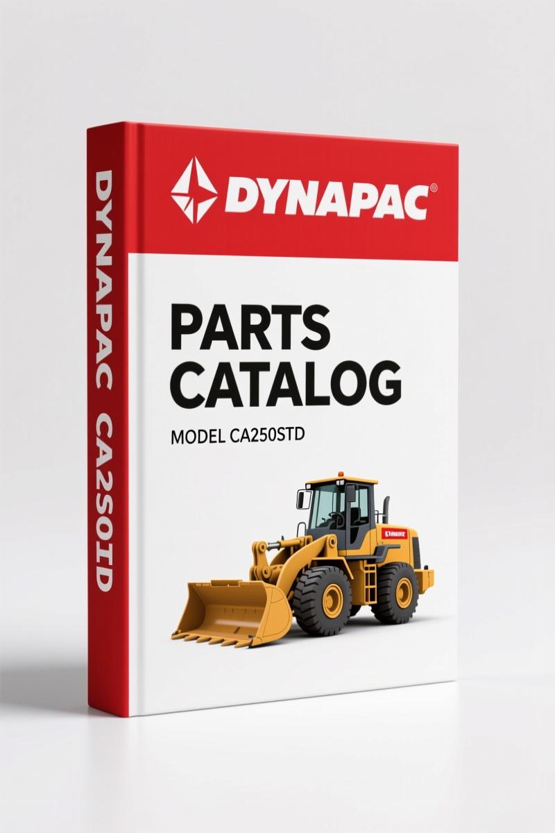 Dynapac CA250STD Parts Catalog – 218 Pages OEM Spare Parts