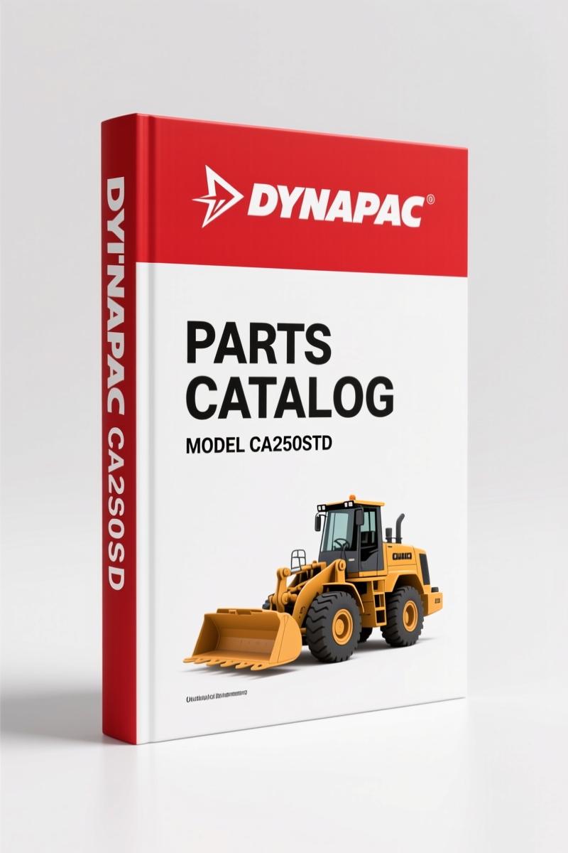 Dynapac CA250STD Parts Catalog – 395 Pages OEM Exploded Views