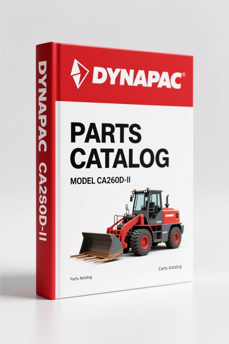 Dynapac CA260D-II 2011 Parts Catalog – 252 Pages OEM Spare Parts