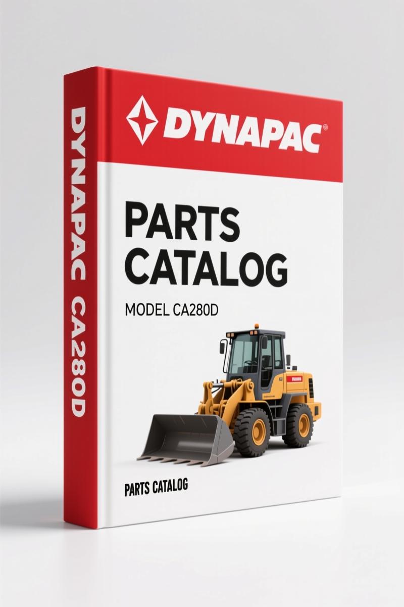 Dynapac CA280D Parts Catalog – OEM Spare Parts Manual 204 Pages