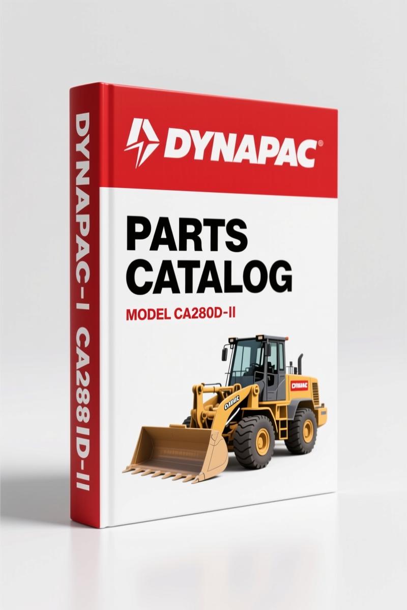 Dynapac CA280D, CA280D-II Parts Catalog – 237 Pages OEM Data