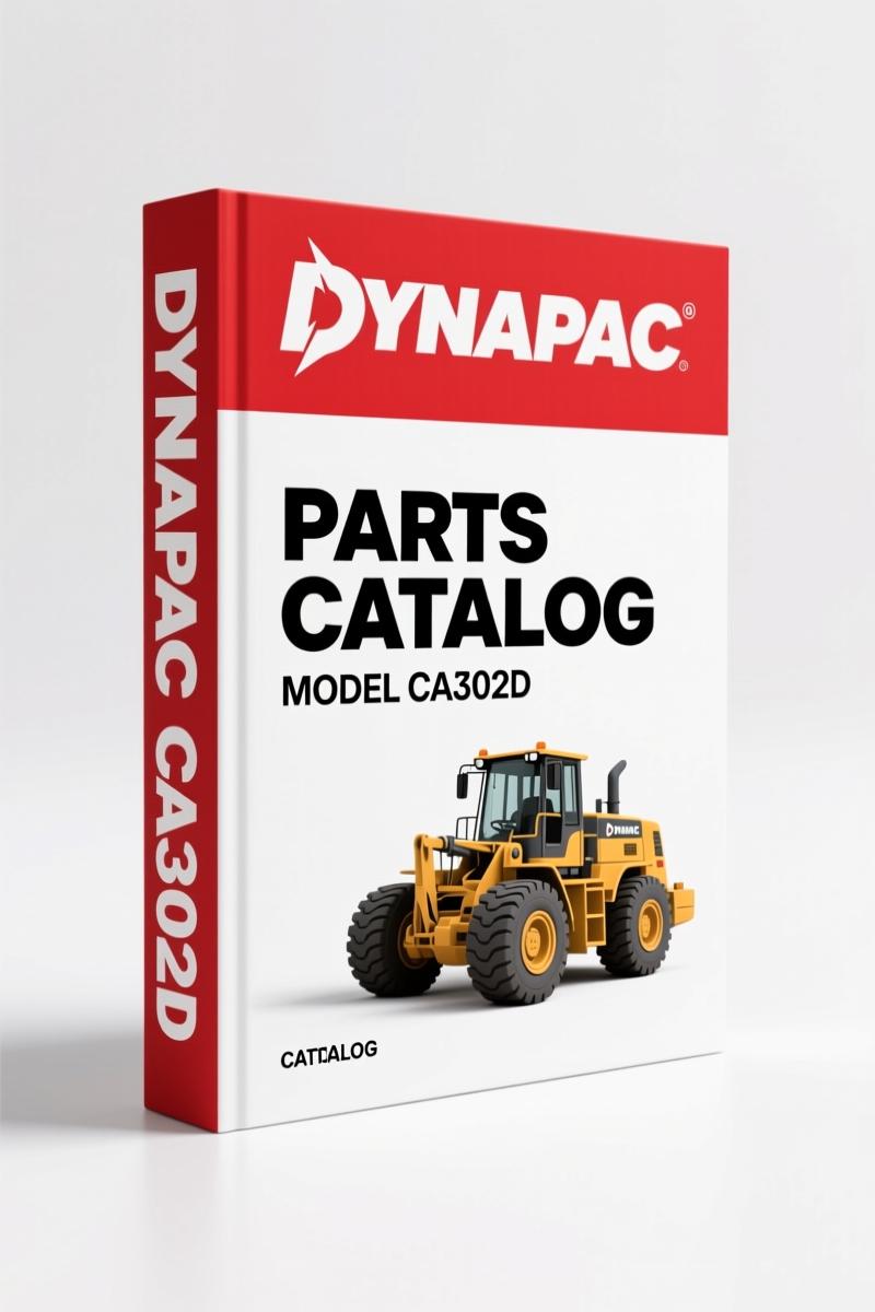 Dynapac CA302D Parts Catalog – 384-Page OEM Spare Parts Document