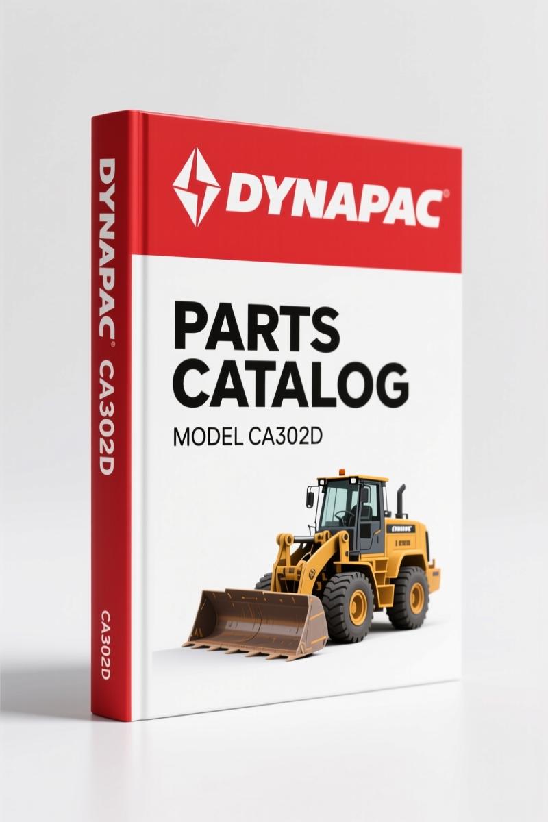 Dynapac CA302D Parts Catalog – 364 Pages OEM Exploded Diagrams