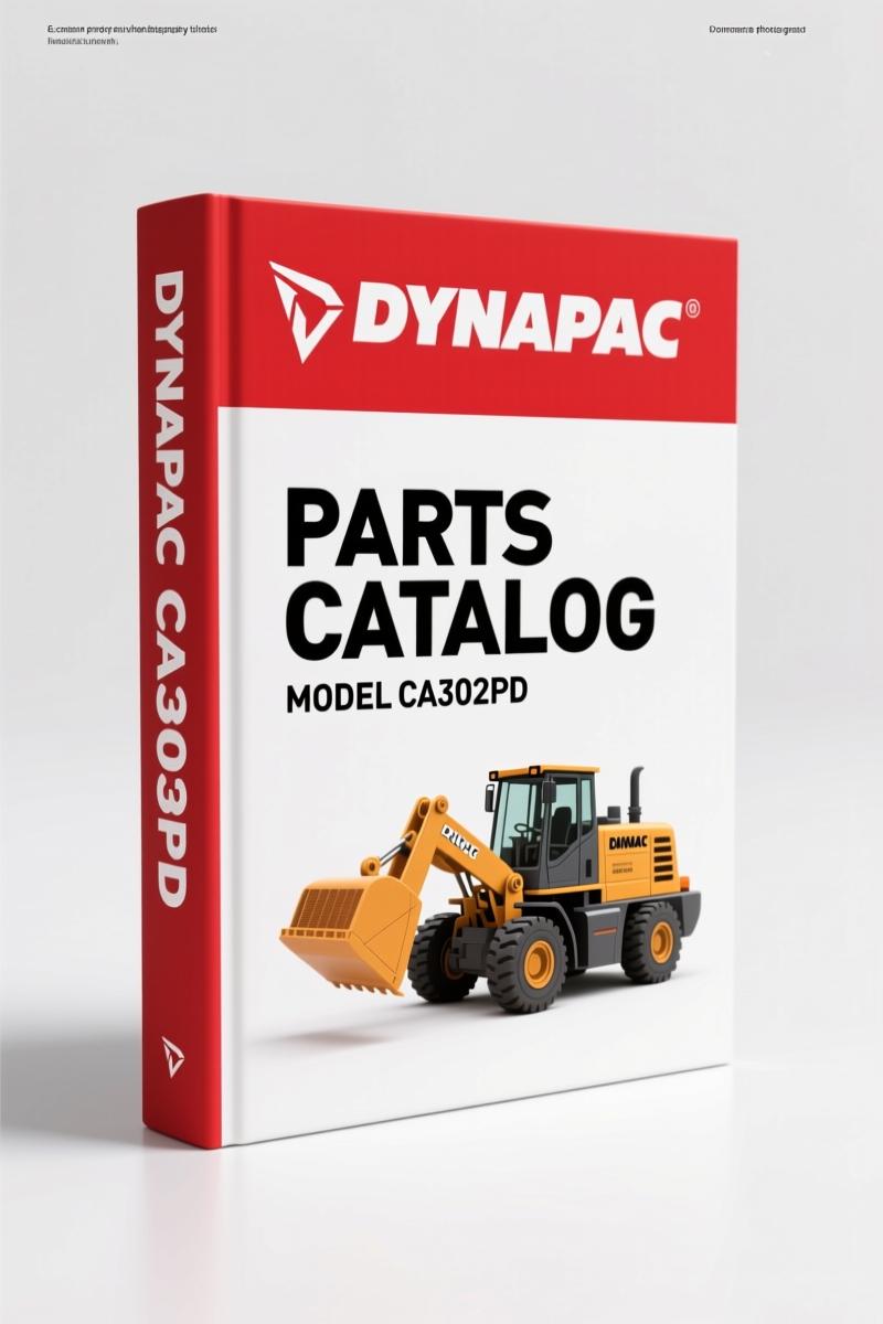 Dynapac CA302PD 2011 Parts Catalog – Exploded-View Parts Identification