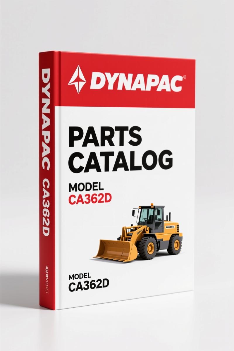 Dynapac CA362D Parts Catalog – 340 Pages OEM Spare Parts