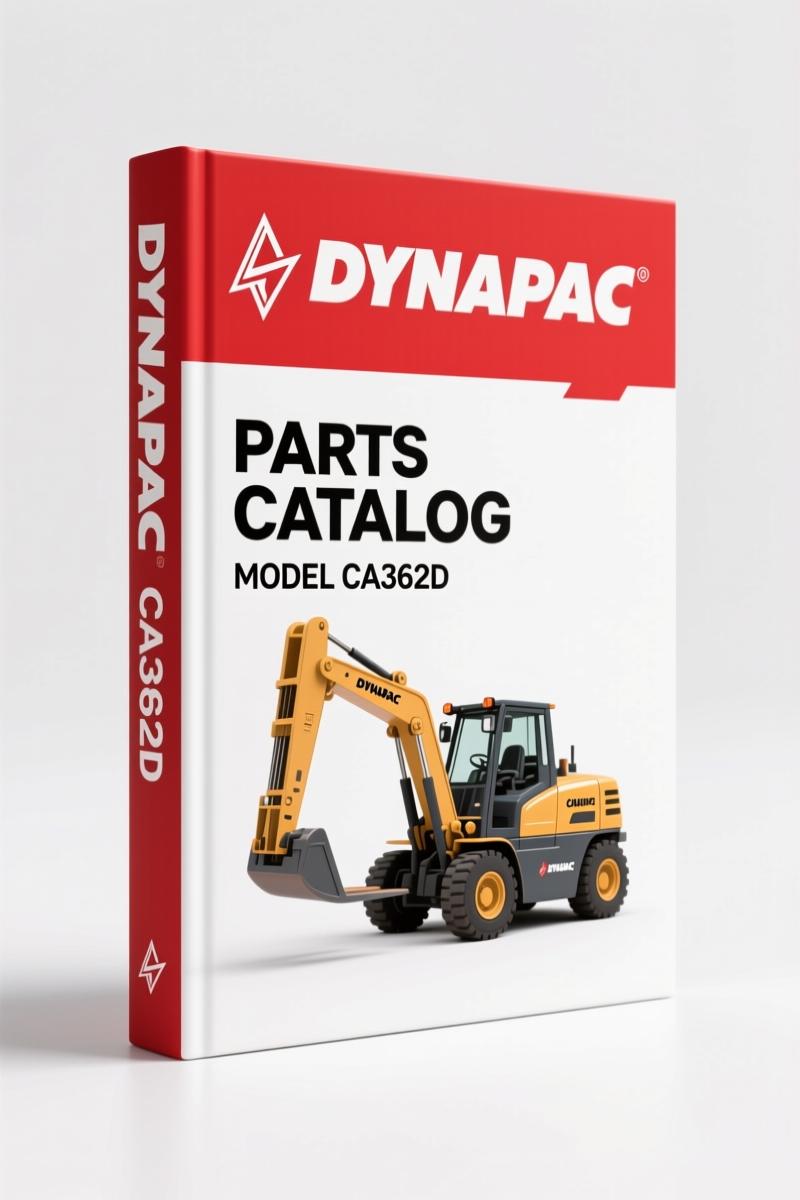 Dynapac CA362PD, CA362D Parts Catalog 336 Pages OEM Specs