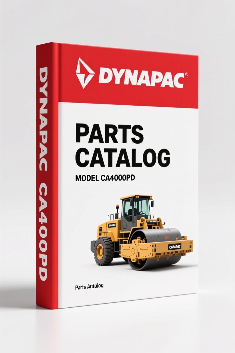 Dynapac CA4000D, CA4000PD 2017 Parts Catalog - 588 Pages OEM