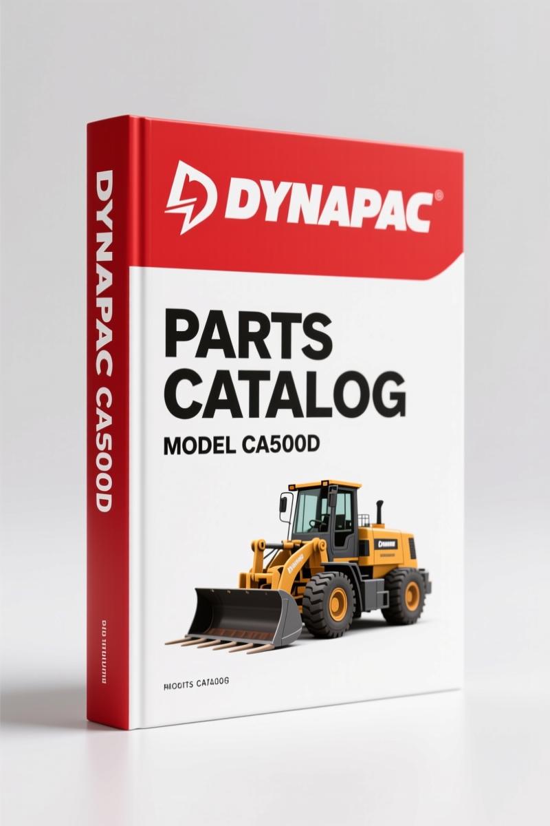 Dynapac CA500D 2011 Parts Catalog – 218 Pages OEM Spare Parts