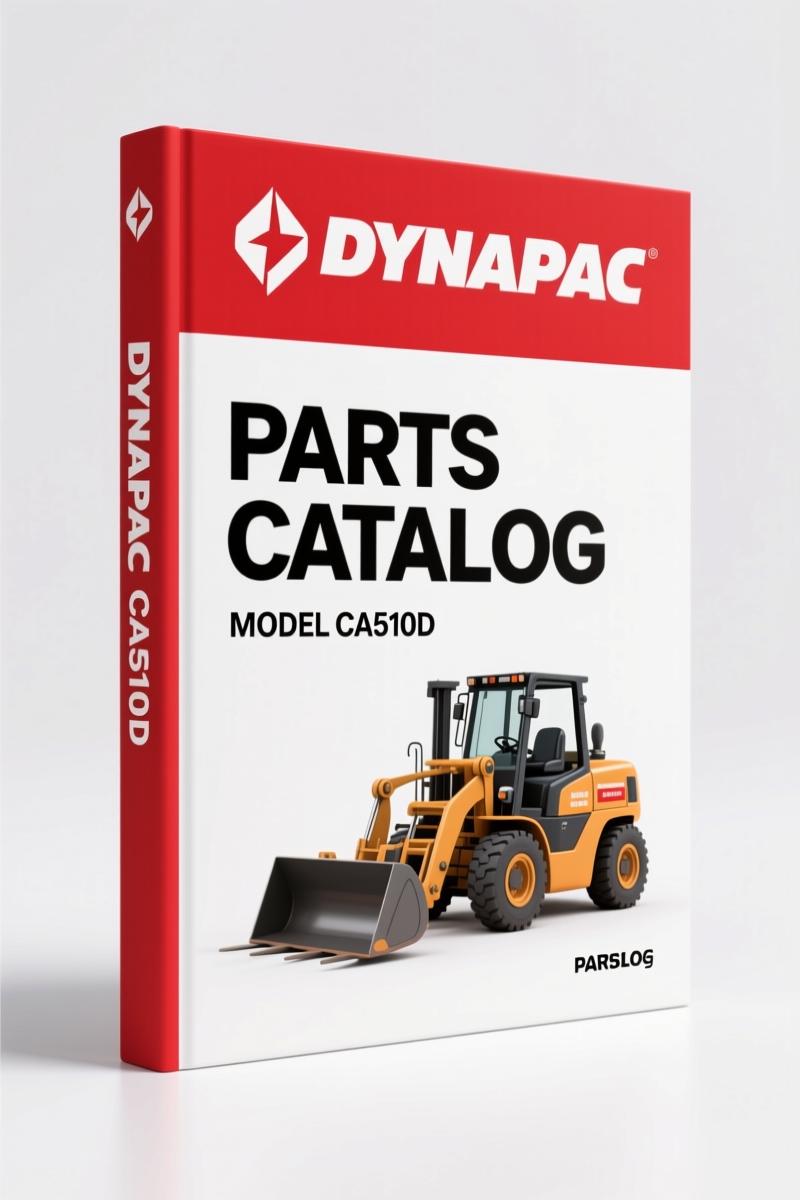 Dynapac CA510D 2013 Parts Catalog – 220 Pages OEM
