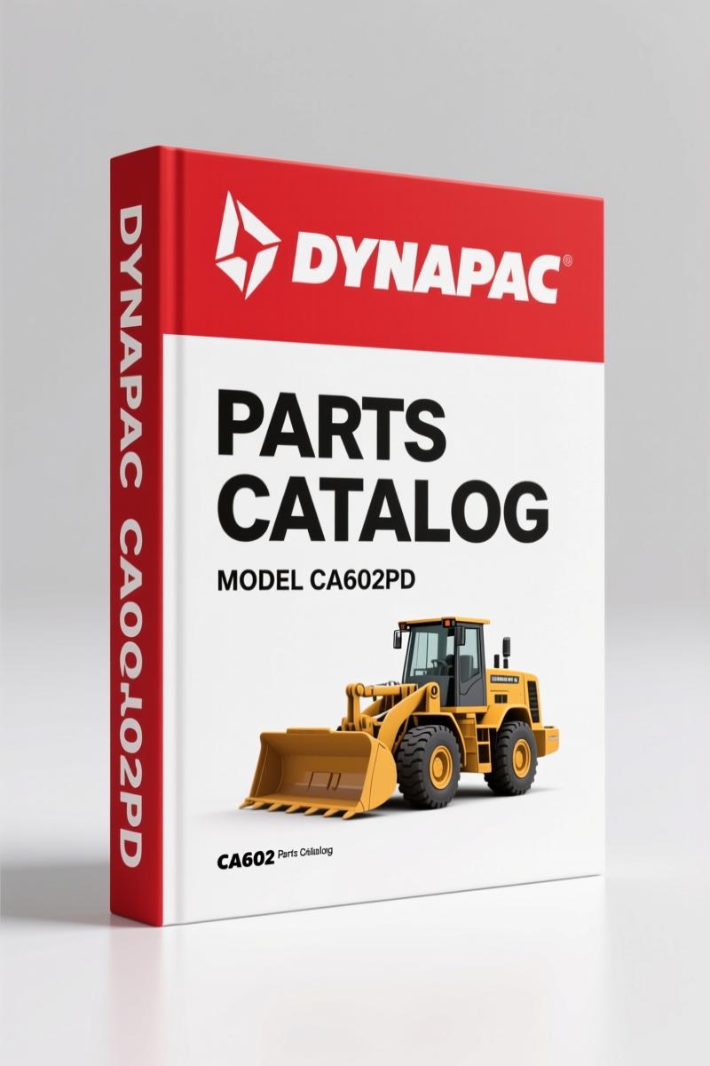 Dynapac CA602PD CA512 2011 Parts Catalog - 356 Pages OEM