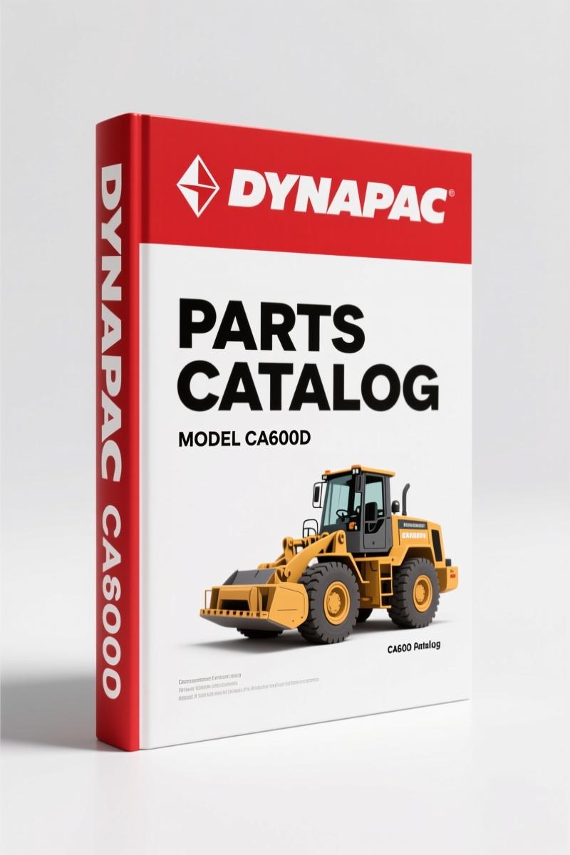 Dynapac CA600D 2011 Parts Catalog – OEM Spare Parts Identification