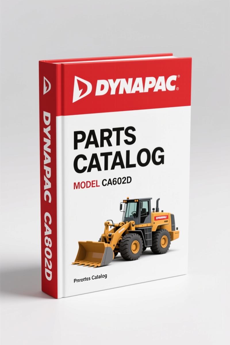 Dynapac CA602D 2011 Parts Catalog – 372-Page OEM Spare Parts Data