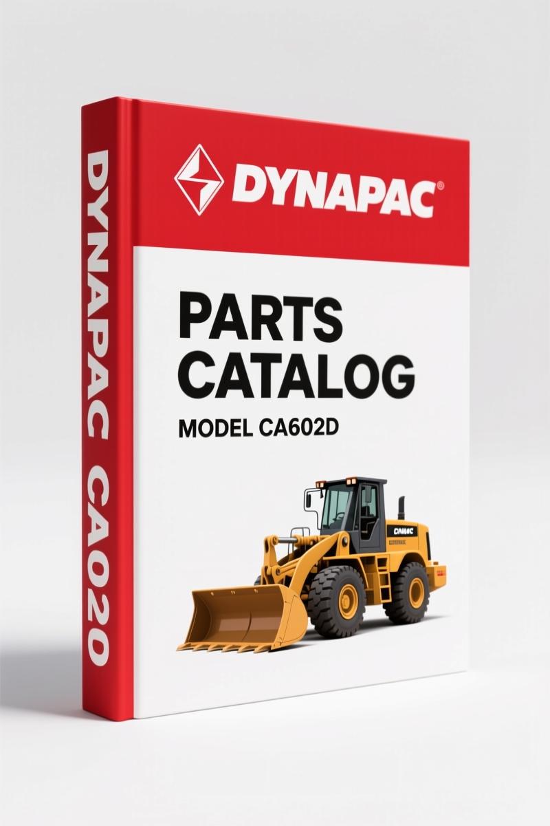 Dynapac CA602D Parts Catalog: 366-Page OEM Spare Parts Breakdown