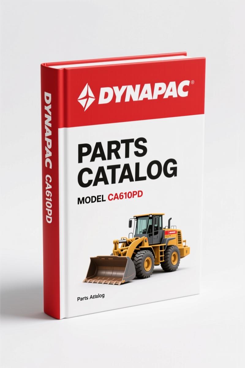 Dynapac CA610PD, CA610 2014 Parts Catalog – 239 Pages OEM Spare Parts