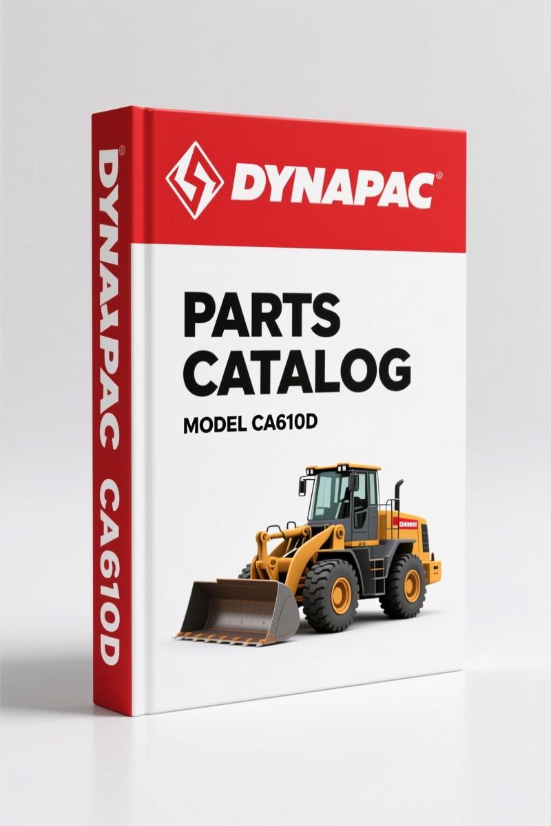 Dynapac CA610D Parts Catalog – 224-Page OEM Spare Parts Reference