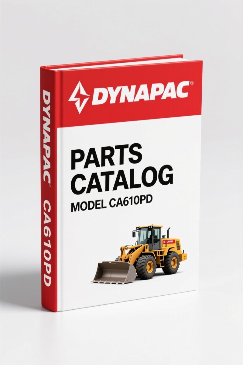 Dynapac CA610PD 2010 Parts Catalog – 211 Pages OEM Spare Parts