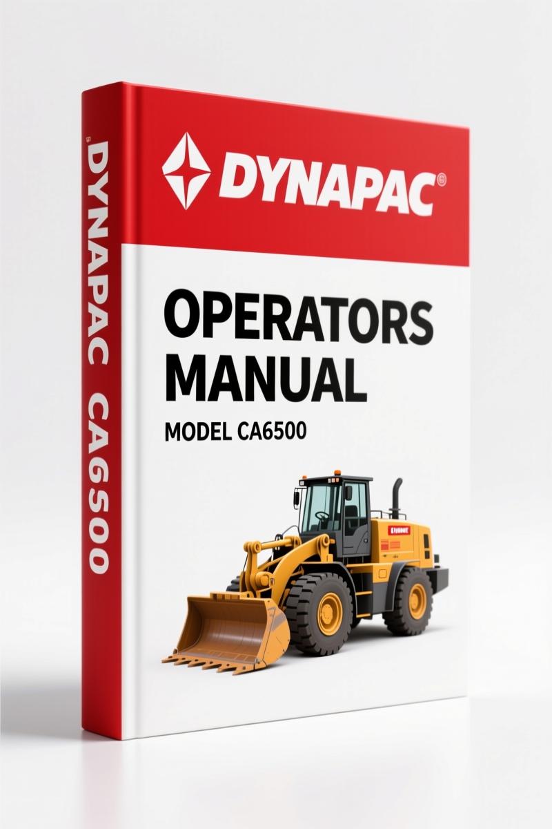 Dynapac CA6000, CA5000, CA5500, CA6500 Operators Manual – 168 Pages of OEM Specs