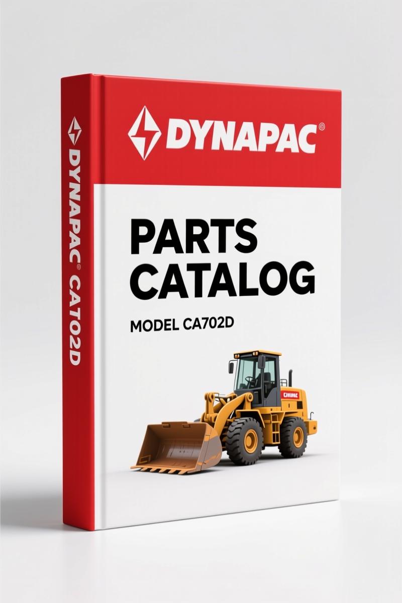 Dynapac CA702D 2010 Parts Catalog cover