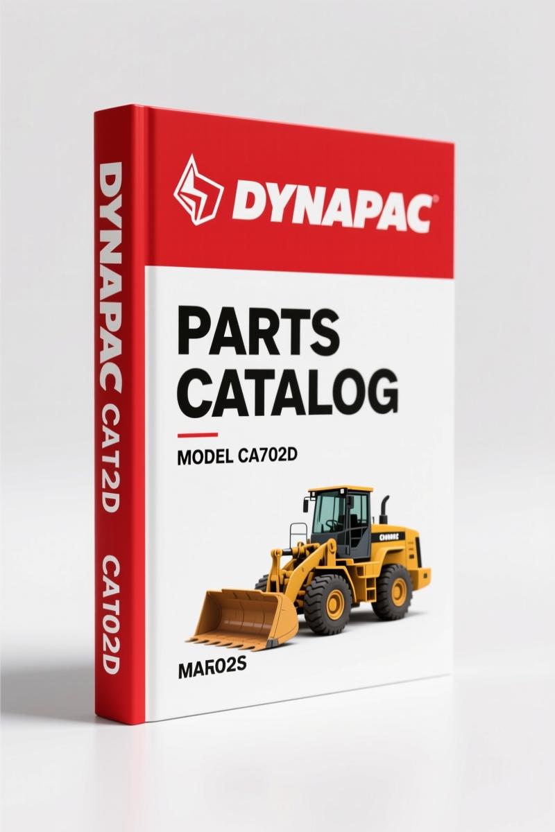 Dynapac CA702D Parts Catalog – 230 Pages OEM Spare Parts