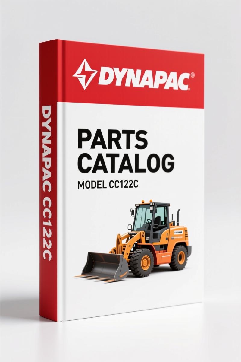 Dynapac CC122C Parts Catalog – 404 Pages Factory OEM Exploded Views & Part Numbers