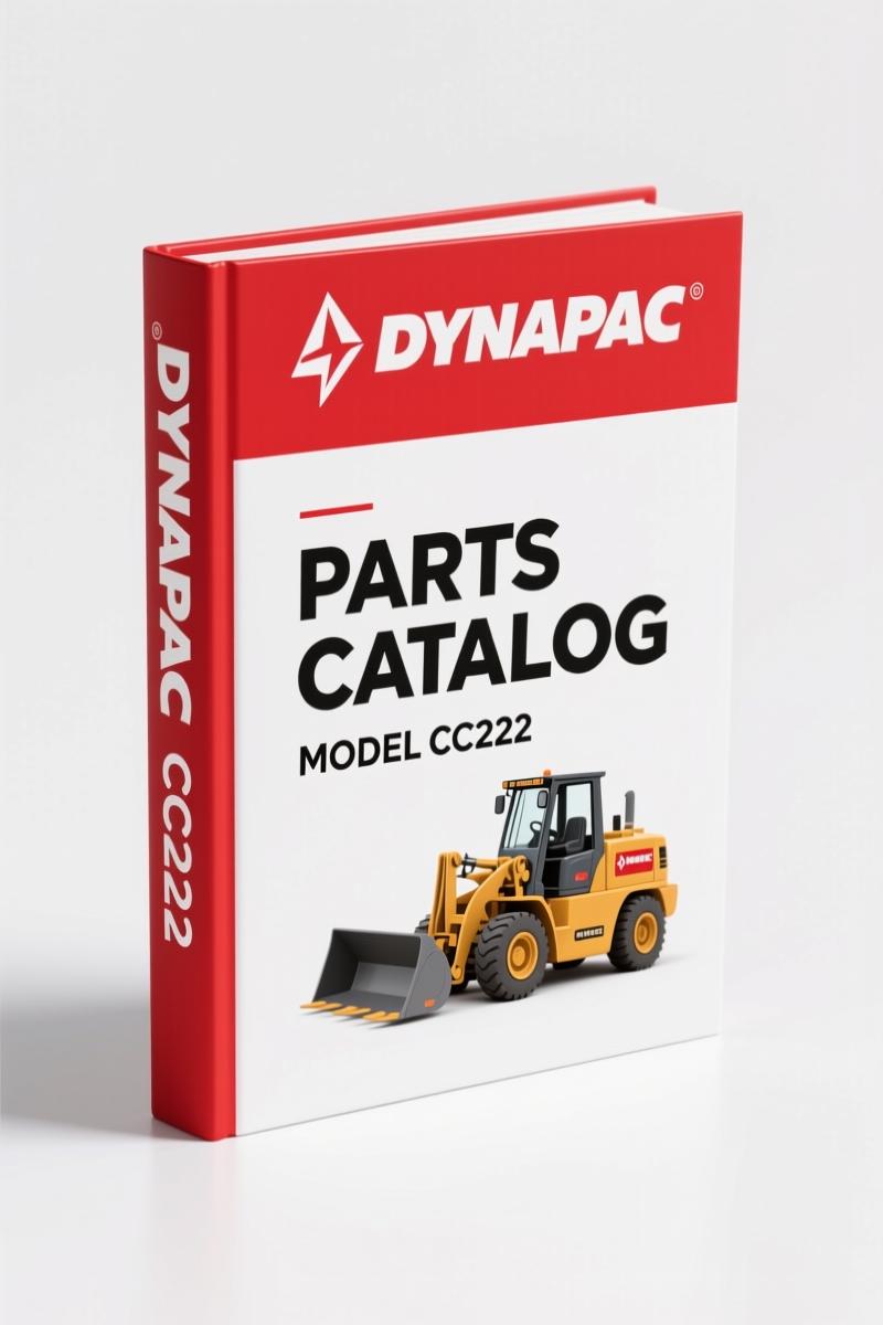 Dynapac CC222 Parts Catalog – 355 Pages OEM Parts Data