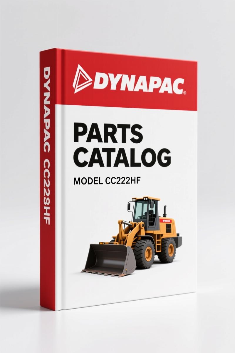 Dynapac CC222HF Parts Catalog – 288 Pages of OEM Component Data
