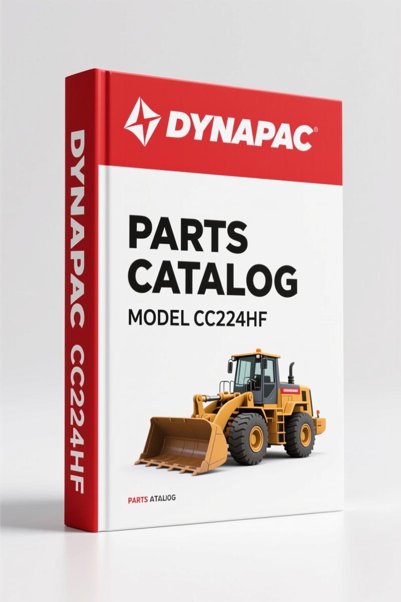 Dynapac CC224HF Parts Catalog – 438-Page OEM Spare Parts Data