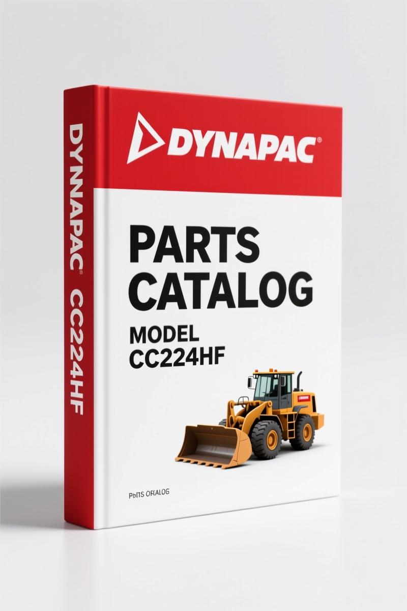 Dynapac CC224HF Parts Catalog – 470 Page OEM Spare Parts Index