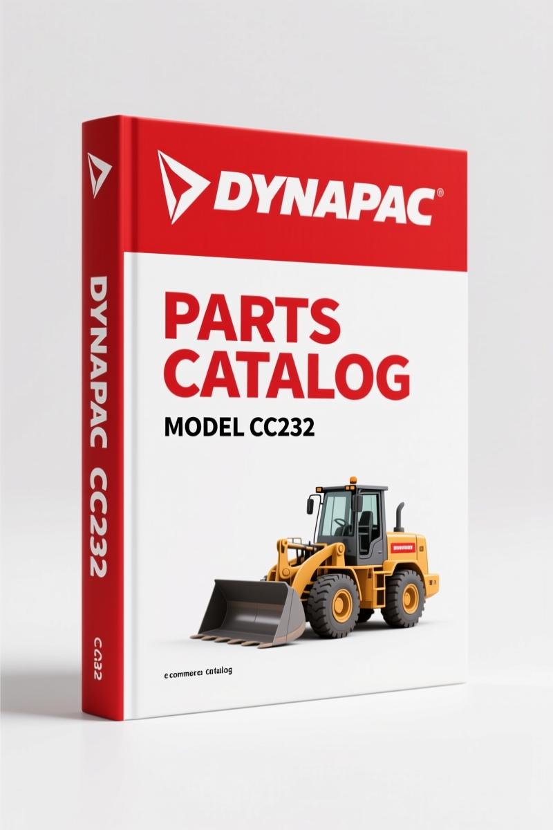 Dynapac CC232 Parts Catalog – 355 Pages OEM Spare Parts