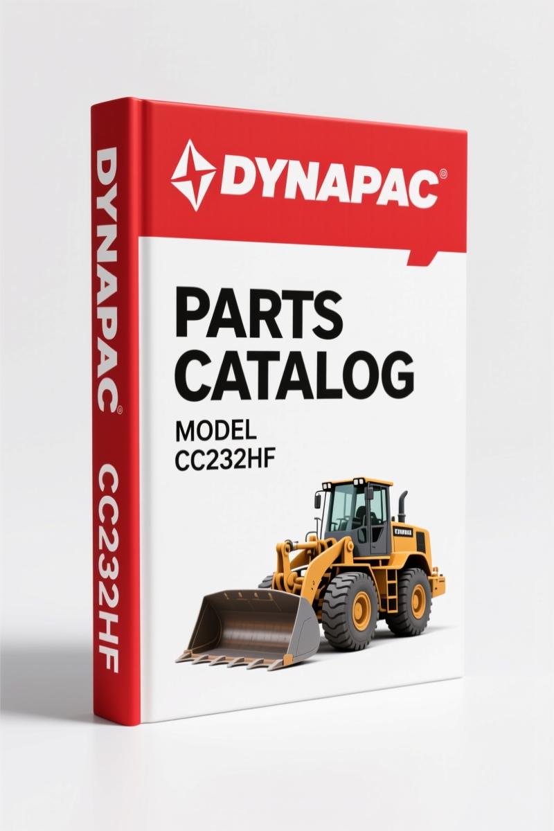 Dynapac CC232HF Parts Catalog – 330 Pages OEM Specs