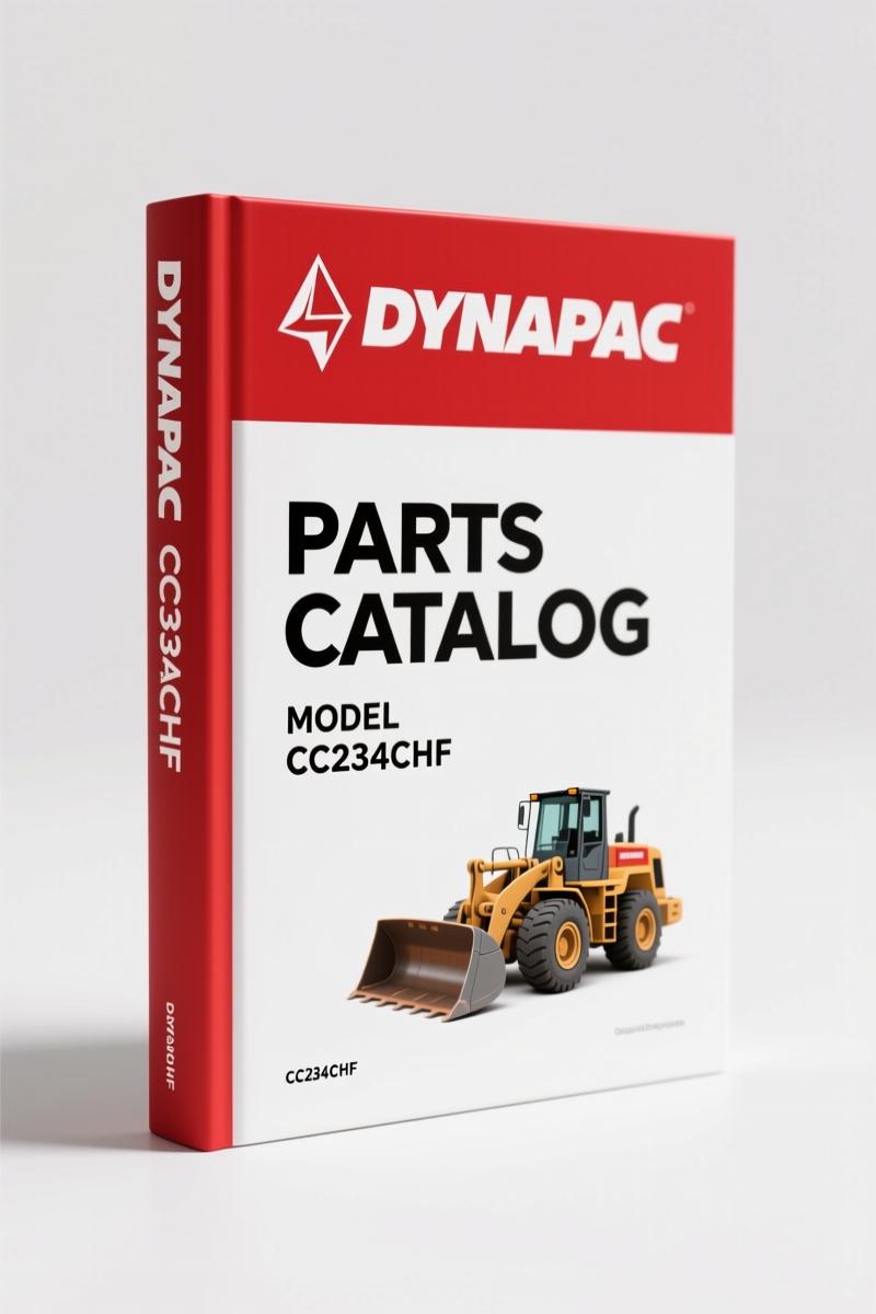 Dynapac CC234CHF Parts Catalog – 467 Pages OEM Spare Parts Guide