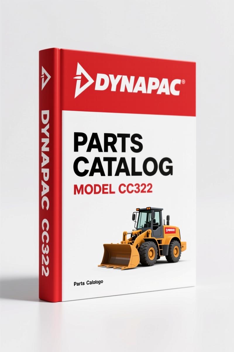 Dynapac CC322 Parts Catalog – 317 Pages OEM Exploded Diagrams